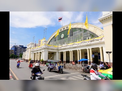 Hua Lamphong Railway Station in Bangkok