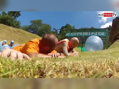 Zorbing at Rollerball in Phuket