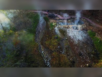 Soak in the Tha Pai Hot Springs