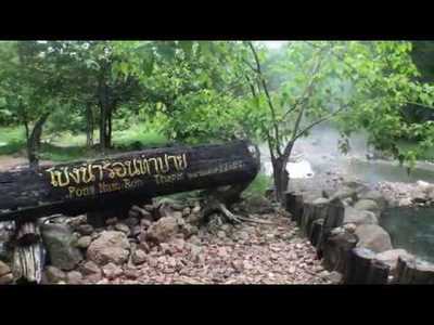 Soak in the Tha Pai Hot Springs