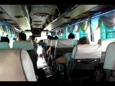 Travelling on the Bangkok to Hua Hin Bus