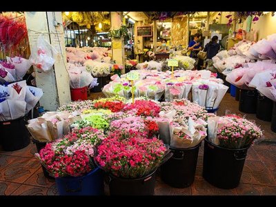 ตลาดดอกไม้กรุงเทพ