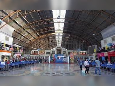 Hua Lamphong Railway Station in Bangkok