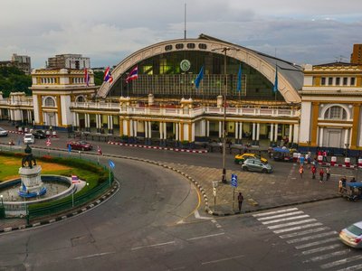 Hua Lamphong Railway Station in Bangkok