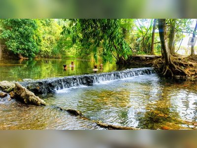 Soak in the Tha Pai Hot Springs