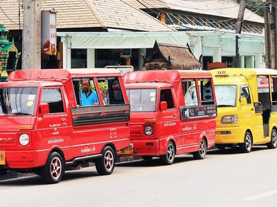 Tuk tuks in Phuket
