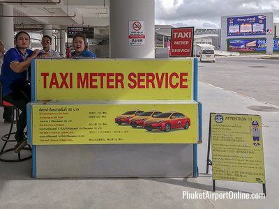 Metered taxis in Phuket
