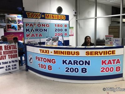 Metered taxis in Phuket