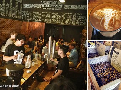 ร้านกาแฟ Doppio Ristr8to