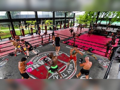 การฝึกมวยไทยในจังหวัดภูเก็ต