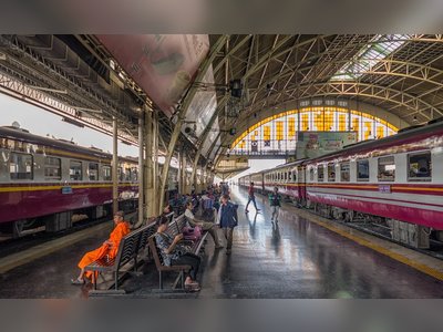 Hua Lamphong Railway Station in Bangkok