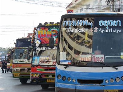 From Bangkok to Ayutthaya by Bus