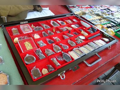 Thai Amulets Market in Phuket Town
