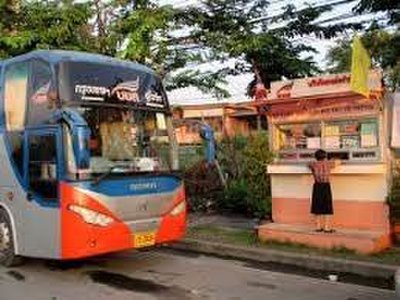 Bus transportation to Ayutthaya