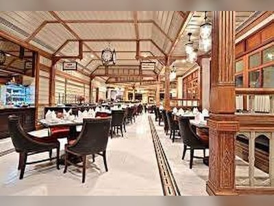 Railway Restaurant at Centara grand Beach