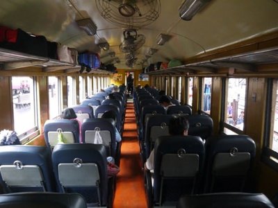 Travelling on the Bangkok to Hua Hin Train