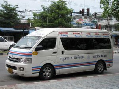 Getting from Bangkok to Hua Hin by Van