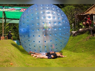 Zorbing at Rollerball in Phuket