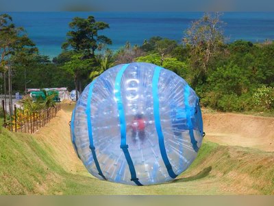 Zorbing at Rollerball in Phuket