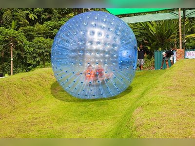 Zorbing at Rollerball in Phuket