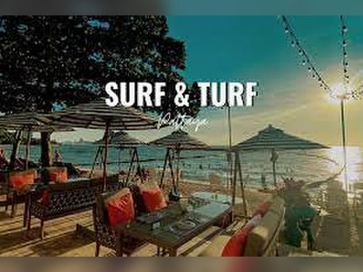 ร้านอาหาร Surf & Turf Beach Club & Restaurant