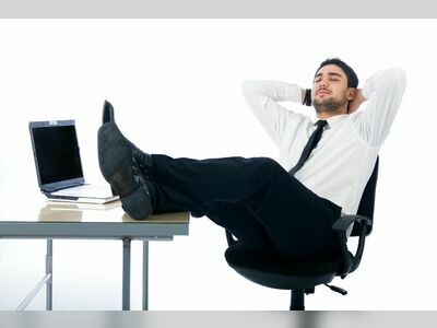 Don’t point to anything with your feet and don’t place your feet on the table while sitting