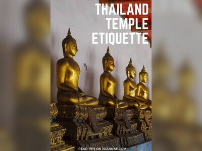 Etiquette advice for visiting Thai temples