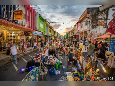 Sundays Walking Street Market Phangnga