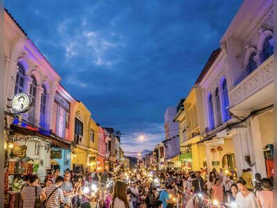 Sundays Walking Street Market Phangnga