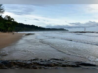 Walking Along the Beach at Chao Lao Beach