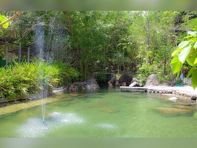 Bo Khlueng Hot Spring, Ratchaburi, Thailand