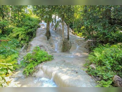 Bua Thong Sticky Waterfalls, Chiang Mai, Thailand