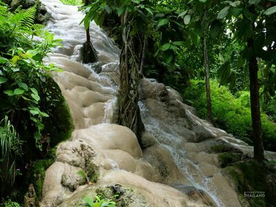 Bua Thong Sticky Waterfalls, Chiang Mai, Thailand