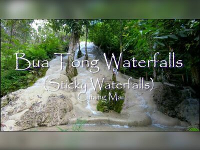Bua Thong Sticky Waterfalls, Chiang Mai, Thailand