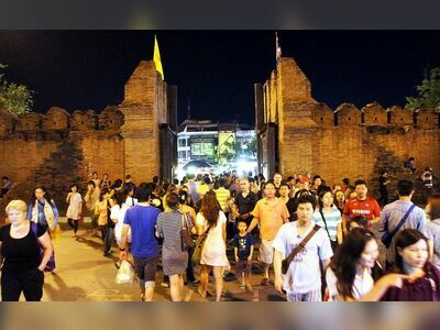 Tha Pae Gate, Chiang Mai, Thailand