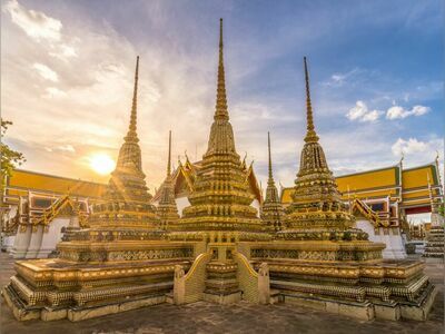 Wat Pho (Temple of the Reclining Buddha), Bangkok, Thailand