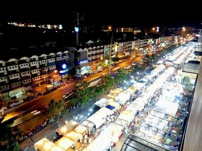 Thepprasit Night Market Pattaya, Thailand