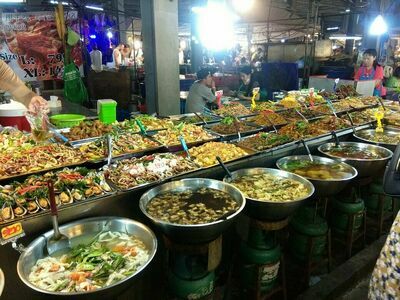 Thepprasit Night Market Pattaya, Thailand