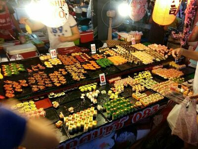 Thepprasit Night Market Pattaya, Thailand