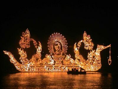 Illuminated Boat Procession, Nakhon Phanom, Thailand