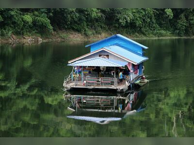 Kiu Lom Dam, Lampang, Thailand