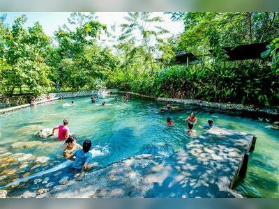 Bo Khlueng Hot Spring, Ratchaburi, Thailand