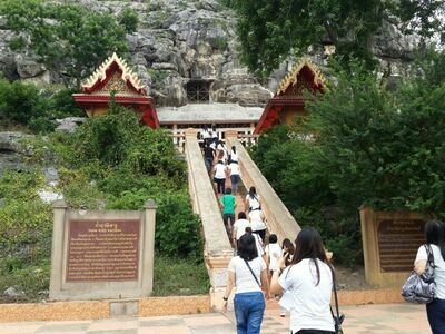 Wat Tham Ruesi Khao Ngu, Ratchaburi, Thailand
