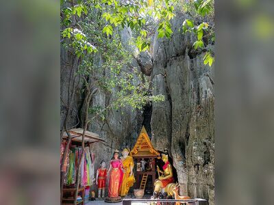 Khao Nang Phanthurat Forest Park, Phetchaburi, Thailand