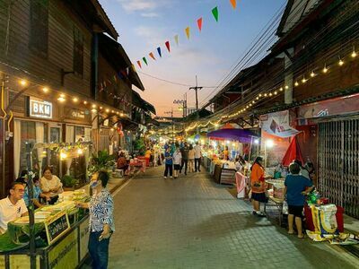 Yom Jinda Road Walking Street, Rayong, Thailand
