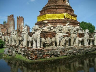 Wat Thammikarat, Ayutthaya, Thailand