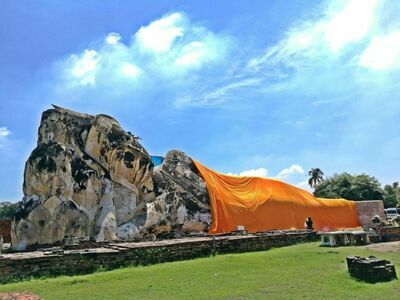 Wat Lokayasutharam, Ayutthaya, Thailand