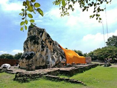 Wat Lokayasutharam, Ayutthaya, Thailand
