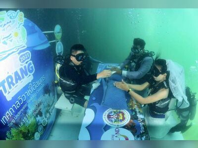 Underwater Wedding Ceremony, Trang, Thailand