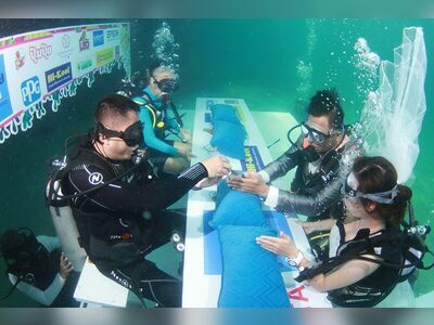 Underwater Wedding Ceremony, Trang, Thailand